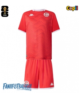 Tunisia Echipament de Fotbal Replică Mondial 2026 Copii Acasa (+ Șorturi)
